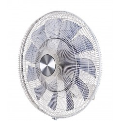 Solent 6-speed, 18 blade, remote controlled Wall Fan in White