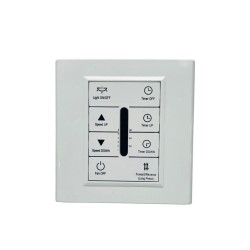 Hugger LED Wall Regulator Ceiling Fan - Solent