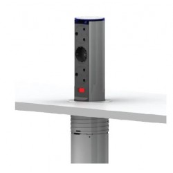 Powerdock MK2 Multiplug Popup - Convenient desk power solution by LiteSource.