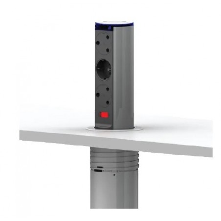 Powerdock MK2 Multiplug Popup - Convenient desk power solution by LiteSource.