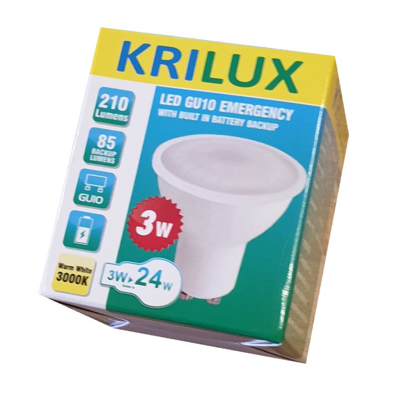 LED Emergency Lamp 3W GU10