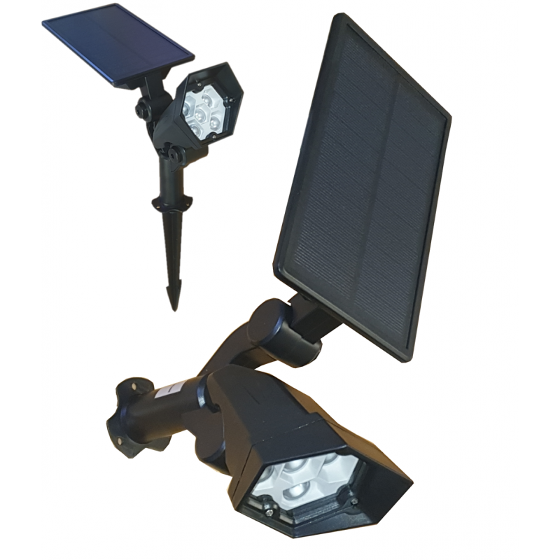 2-in1 Solar LED Wall/Garden