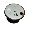 Punto Plus Recessed Convenient desk power solution by LiteSource.