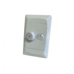 3-Blade Highbreeze Ceiling Fan with LED Light and wall regulator
